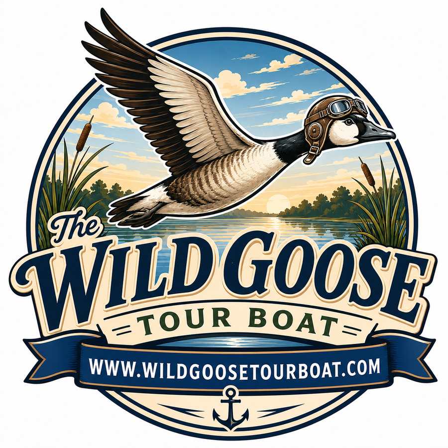 The Wild Goose Tour Boat logo